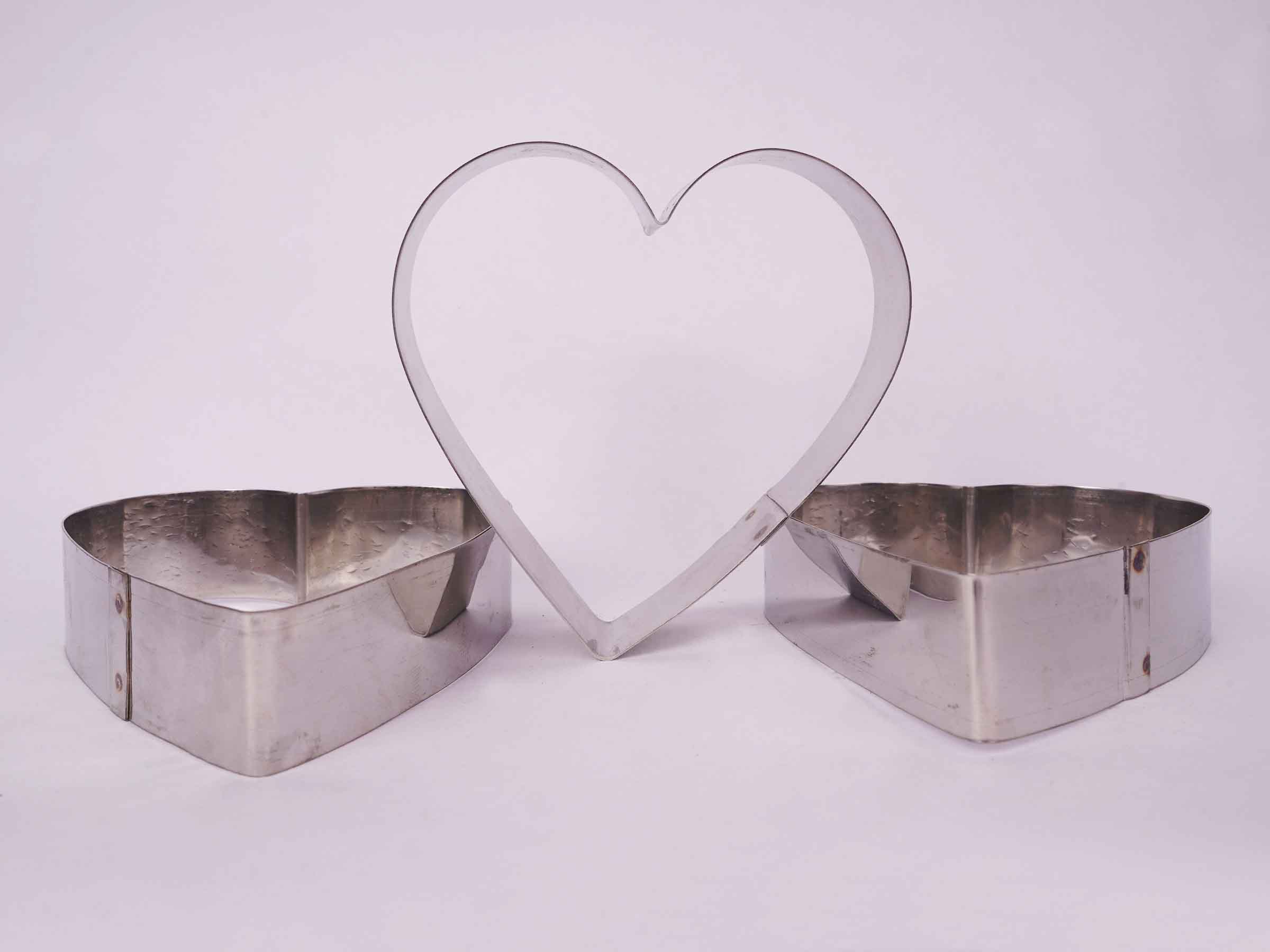 Stainless steel Heart shape mousse cake/ pastry ring